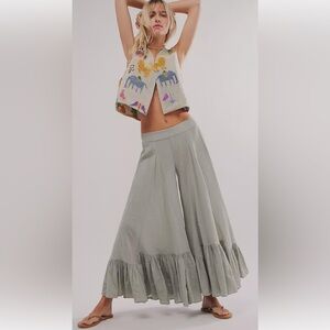 Free People Summer Kiss Godet Pants